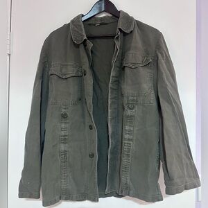 Unisex Olive Green Army Jacket